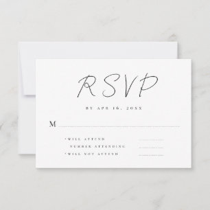 Minimalistisch modern Eenvoudig Memorial Antwoord