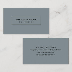 Minimalistisch modern, eenvoudig Visitekaartje