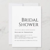 Minimalistisch Modern Elegant en eenvoudig Vrijgez Kaart (Voorkant)