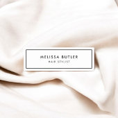 Minimalistisch modern elegant naamplaatje