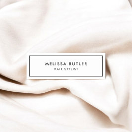 Minimalistisch modern elegant naamplaatje