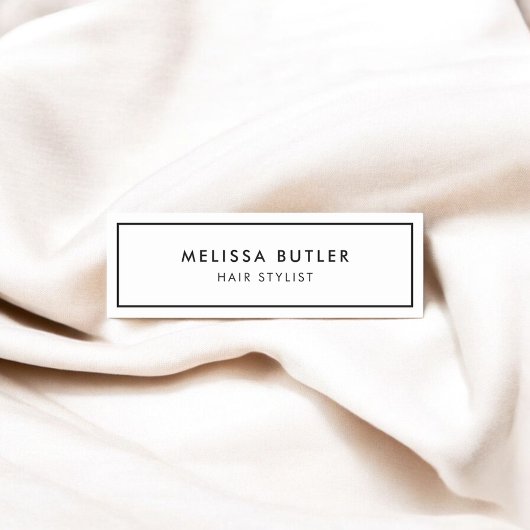 Minimalistisch modern elegant naamplaatje