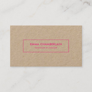 Minimalistisch modern Elegant Neon Visitekaartje