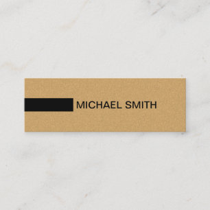 Minimalistisch Modern Elegant Vintage Mini Visitekaartje