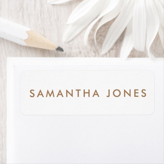 Minimalistisch Modern Etiket (Insitu)