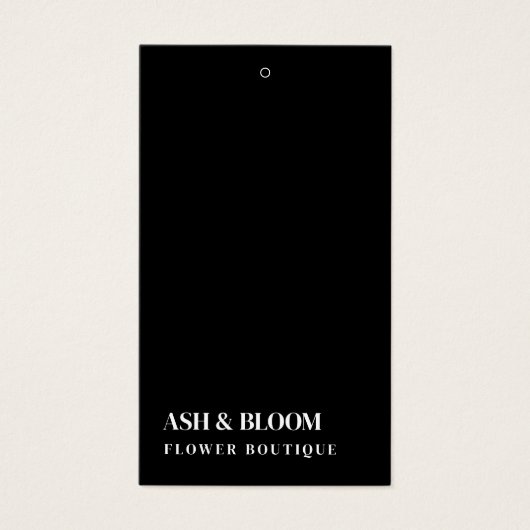 Minimalistisch Modern Flowers Care Bloemist Hang L Visitekaartje (Voorkant)