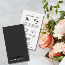 Minimalistisch Modern Flowers Care Bloemist Hang L