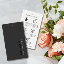 Minimalistisch Modern Flowers Care Bloemist Hang L