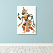 Minimalistisch modern foto Lijst | Elegante huisin Canvas Afdruk (Insitu (Houten vloer))