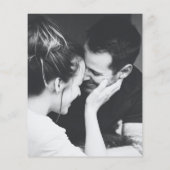 Minimalistisch modern fotoblauw budgetten sparen d (Achterkant)