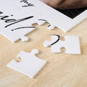 Minimalistisch modern fotobriefvormig voorstel legpuzzel (Zijkant)