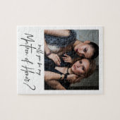 Minimalistisch modern fotomatron van het Honor-voo Legpuzzel (Horizontaal)