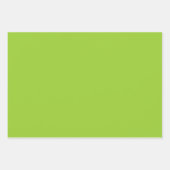 Minimalistisch Modern Geel Groen Wit Inpakpapier Vel (Voorkant)