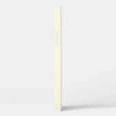 Minimalistisch modern geel Initiaal monogram Case-Mate iPhone Case (Achterkant / Rechts)