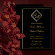 Minimalistisch modern Geometric Monogram Weddensch