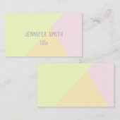 minimalistisch modern geometrisch gebruik visitekaartje (Voorkant / Achterkant)