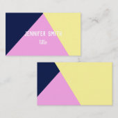 minimalistisch modern geometrisch gebruik visitekaartje (Voorkant / Achterkant)