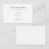 Minimalistisch modern grafisch design visitekaartje (Voorkant / Achterkant)