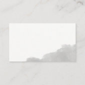 Minimalistisch Modern Grijs Waterverf Bruiloft Esc Plaatskaartje (Achterkant)