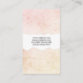 Minimalistisch Modern Grunge Visitekaartje (Achterkant)