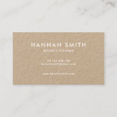 Minimalistisch modern Hallo Visitekaartje (Achterkant)