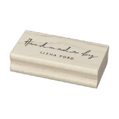 Minimalistisch modern handboek gemaakt door rubberstempel (Stempel)