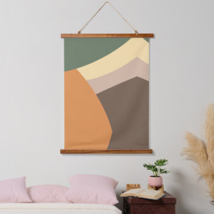 Minimalistisch modern hangend wandkleed
