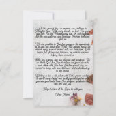 Minimalistisch Modern Happy Thanksgiving Kaart Vak (Achterkant)