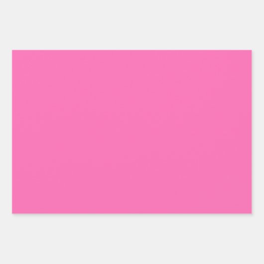 Minimalistisch Modern Hot Pink Inpakpapier Vel (Voorkant)