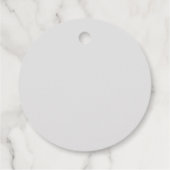 Minimalistisch modern huwelijk bedankjes labels (Achterkant)