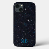 Minimalistisch modern Initiaal monogram Case-Mate iPhone Case (Achterkant)