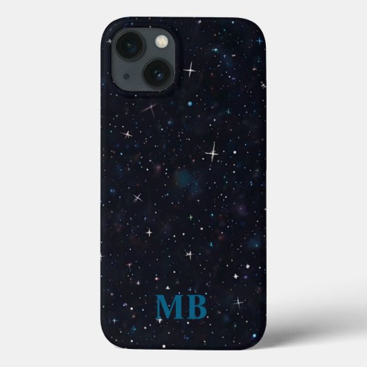 Minimalistisch modern Initiaal monogram Case-Mate iPhone Case (Achterkant)