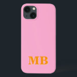 Minimalistisch modern Initiaal monogram Case-Mate iPhone Case<br><div class="desc">Navy Blue Minimalist Modern Initiaal Monogram Case. Creëer uw eigen gepersonaliseerde iPhone Case met de naam van het aangepaste initiaal.</div>