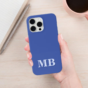Minimalistisch modern Initiaal monogram Case-Mate iPhone Case