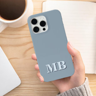 Minimalistisch modern Initiaal monogram Case-Mate iPhone Case