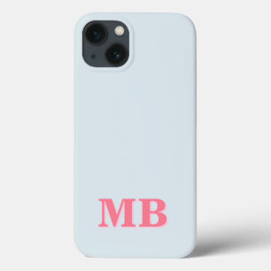 Minimalistisch modern Initiaal monogram Case-Mate iPhone Case