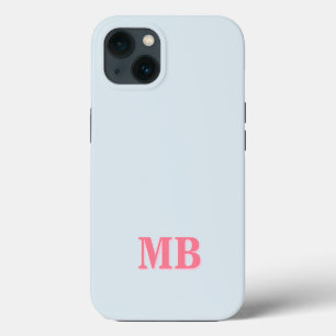 Minimalistisch modern Initiaal monogram iPhone 13 Hoesje