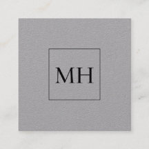 Minimalistisch modern Initiaal Monogram Kraft