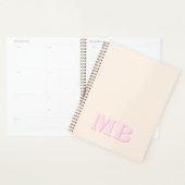 Minimalistisch modern Initiaal monogram Planner (Display)