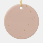 Minimalistisch Modern Joyful Script 1 foto Keramisch Ornament (Achterkant)