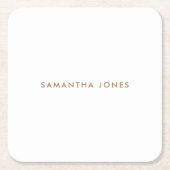 Minimalistisch Modern Kartonnen Onderzetters (Voorkant)