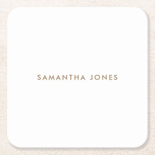 Minimalistisch Modern Kartonnen Onderzetters (Voorkant)