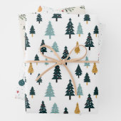 Minimalistisch Modern Kerst & Winter Inpakpapier Vel (In situ)