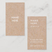 Minimalistisch modern Kraft - Verticaal Visitekaar Visitekaartje (Voorkant / Achterkant)