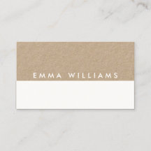 Minimalistisch modern Kraft-Visitekaartje