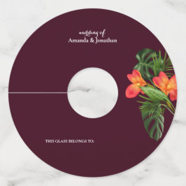 Minimalistisch modern Label met legante weddenscha