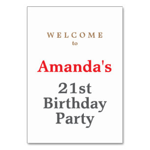 Minimalistisch modern leuk verjaardagsfeestje kaart