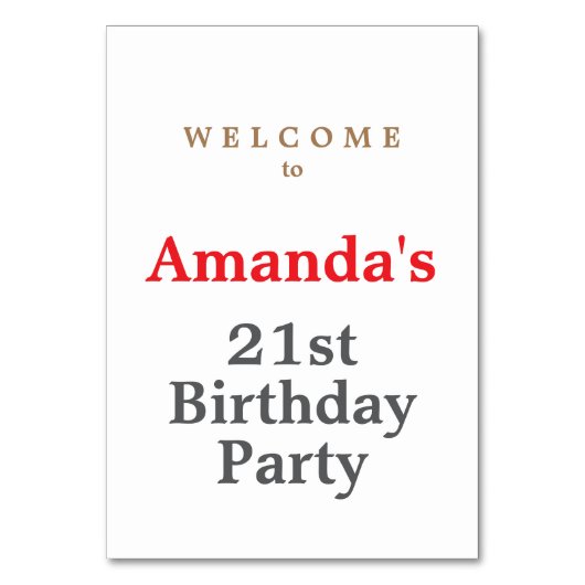 Minimalistisch modern leuk verjaardagsfeestje kaart (Voorkant)