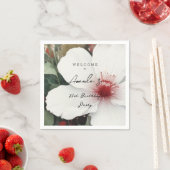 Minimalistisch modern leuk verjaardagsfeestje servet (Insitu)