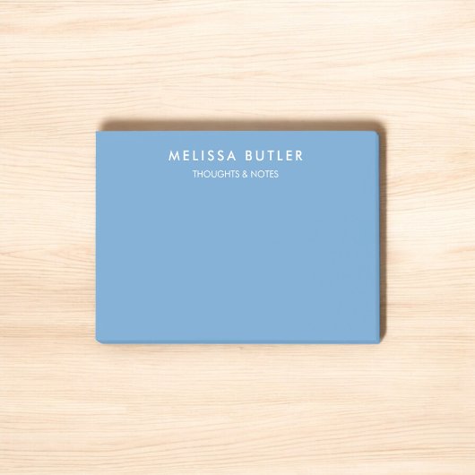 Minimalistisch modern lichtblauw post-it® notes